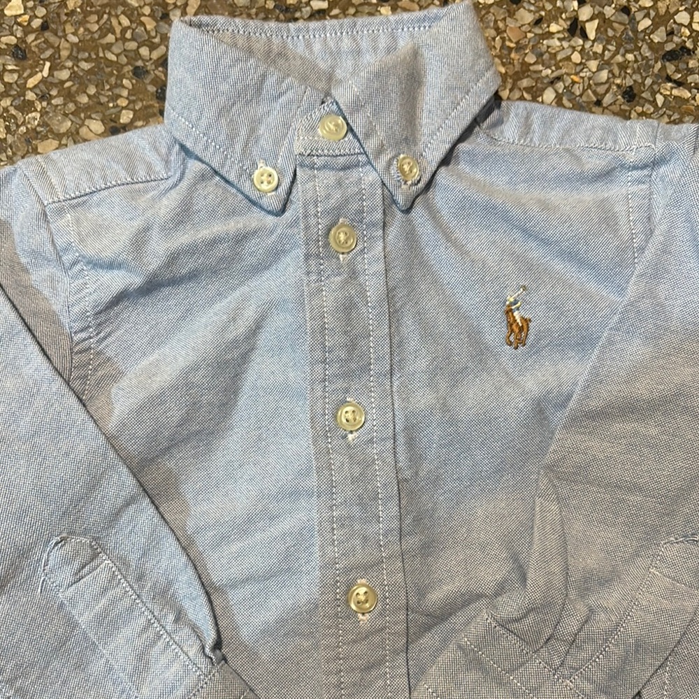 Ralph Lauren Baby Polo Button-Down Shirt - Picture 2 of 5